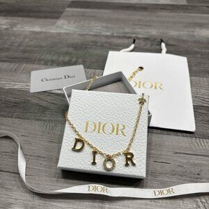 Dior Lettered Necklace